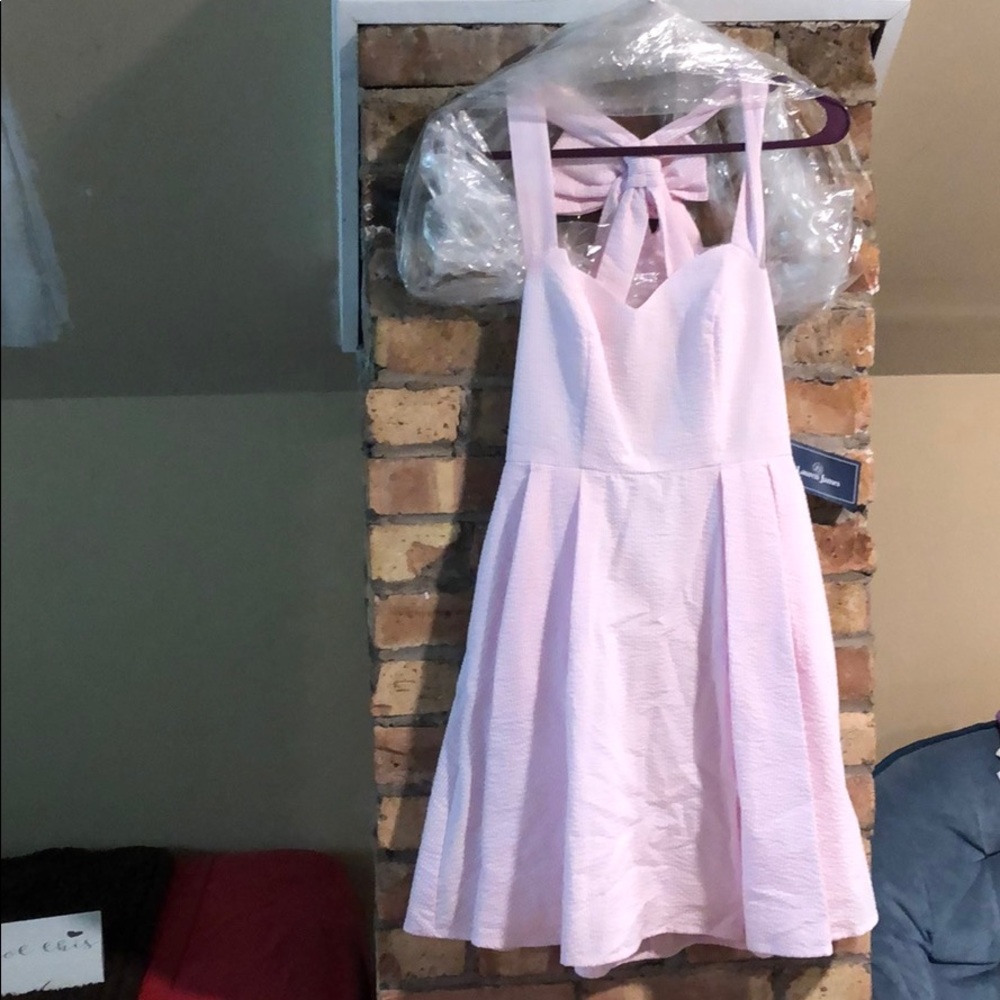 Lauren James NWT IN PLASTIC Seersucker dress